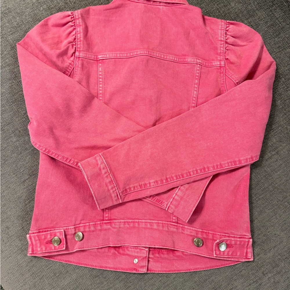 Gap x Barbie + Adult Puff Sleeve Icon Denim Jacket - Picture 5 of 6